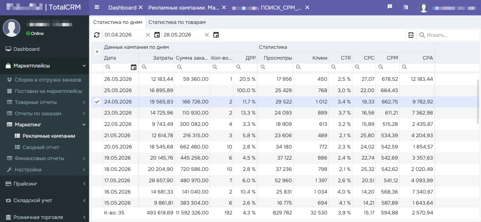 </b>Total<b>CRM</b>